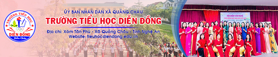 Webiste Trường Tiểu học Diễn Đồng - Nghệ An